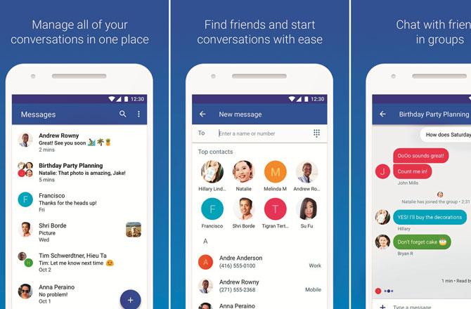 Google Messaging App