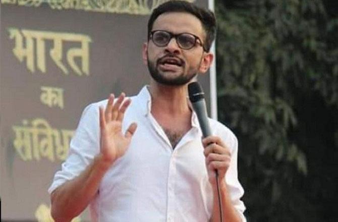 Umar Khalid. Picture :INN