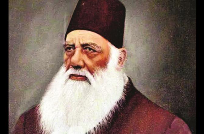 Sir Syed Ahmed Khan Photo: INN