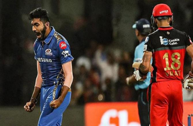  Royal Challengers Bangalore thrilling victory over Mumbai Indians.Picture:INN