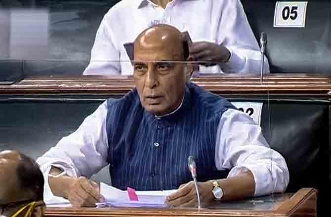 Rajnath Singh - Pic : PTI