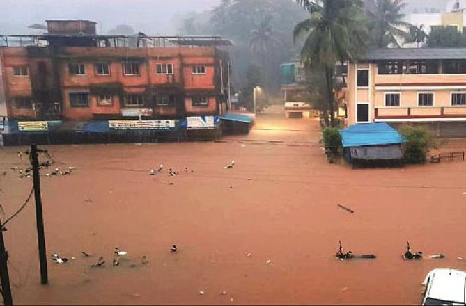  Upstairs residents have also been affected by the Kokan flood..Picture:INN