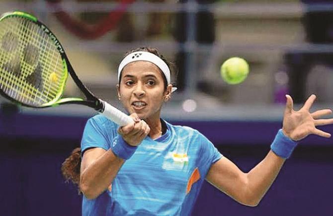 Indian women`s tennis player Ankita Raina. Picture :INN