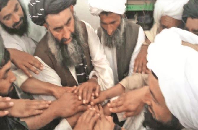 An old photo of Mullah Hebatullah Akhundzada: (file)