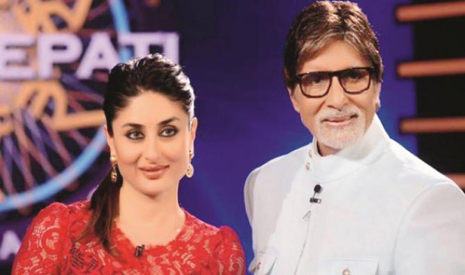 Amitabh Bachchan and Kareena Kapoor..Picture:INN