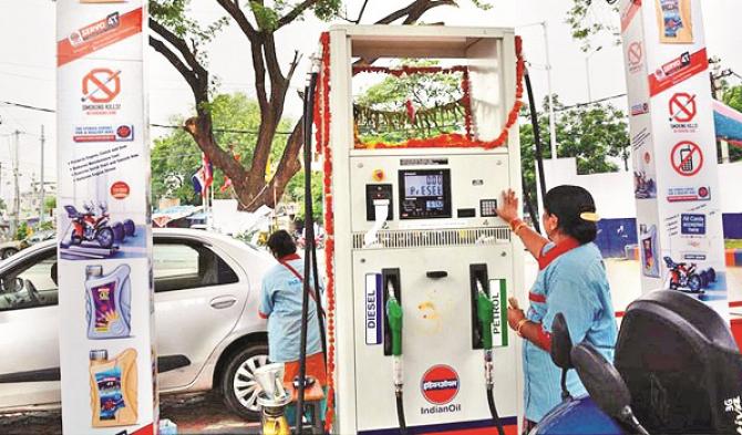 The government has made significant gains by increasing petrol and diesel prices.Picture:INN
