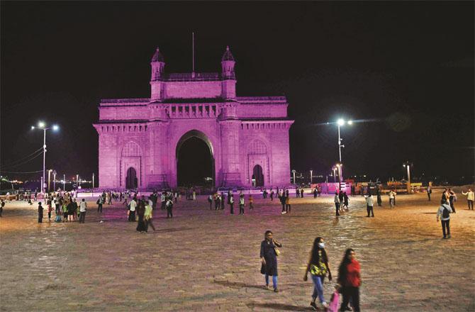 Celebrating the New Year has also been banned at the Gateway of India. (File photo)