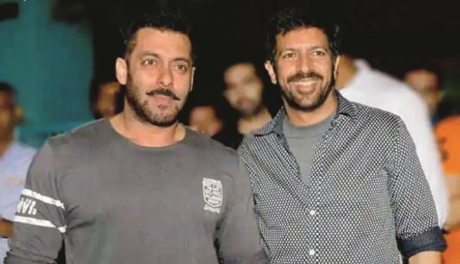 Kabir and Salman Khan.Picture:INN