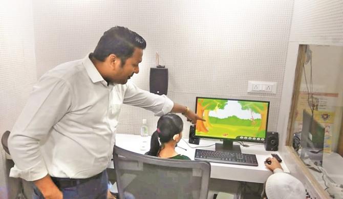 Children studying in a school in Membra..Picture:INN