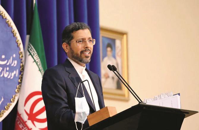 Iranian Foreign Ministry spokesman Saeed Khatibzada clarified Tehran`s position.Picture:INN