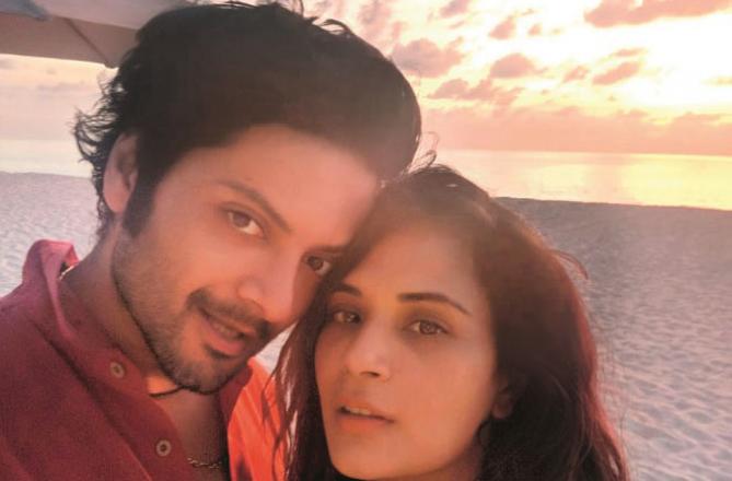 Ali Fazal and Richa Chadha.Picture:INN