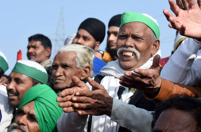 Farmers Protest - Pic : PTI