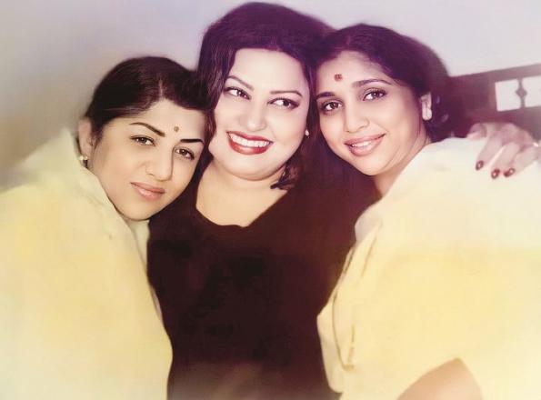 A memorable photo of Lata Mangeshkar, Noor Jahan and Asha Bhosle shared by Adnan Sami.Picture :INN