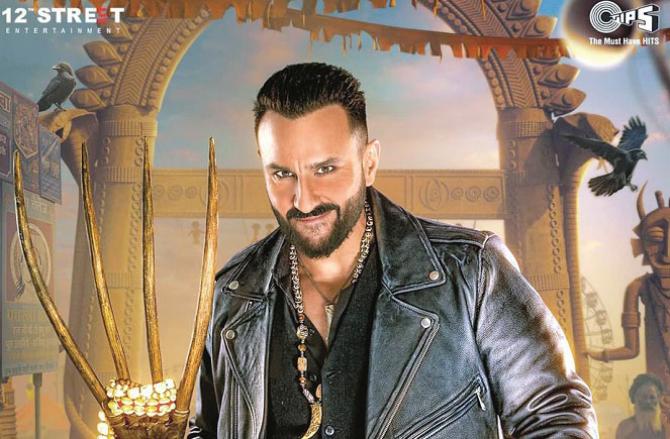 Poster of Saif Ali Khan`s movie `Bhoot Police`.Picture:INN