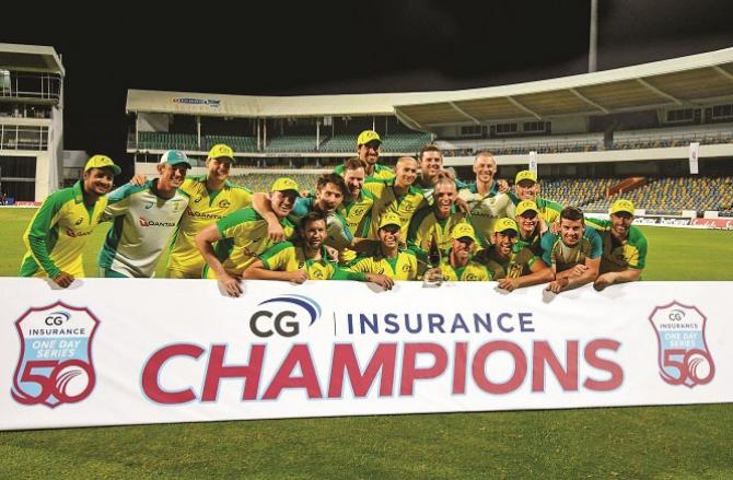 Australia beat West Indies in ODI series.Picture:INN