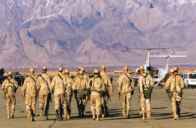 US troops had recently left Bagram Airbase, but Afghan officials learned of their departure two and a half hours later.Picture:PTI