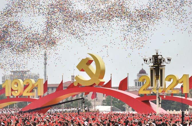 The Chinese Communist Party was formed in July 1921 Picture:PTI 