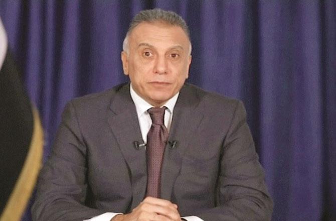 Iraqi Prime Minister Mustafa alKhadimi .Picture:INN