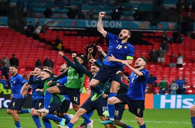 Italy football team.Picture:Midday