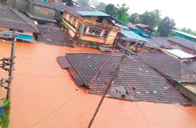Scenes of flood and dam catastrophe in various districts of Konkan.Picture:Inquilab