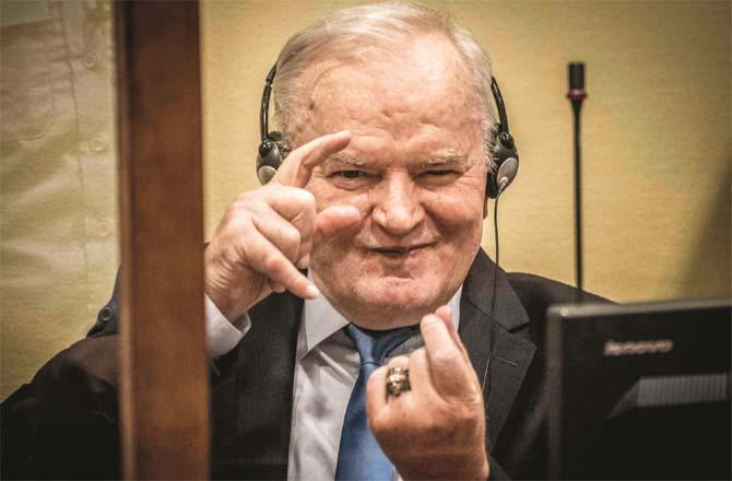 During the hearing, Ratko Mladic (Photo: Agency)