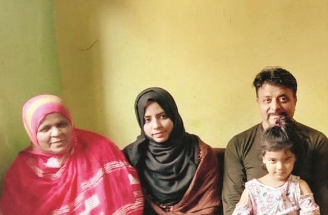 Rizvi Rukhsar Fatima with family