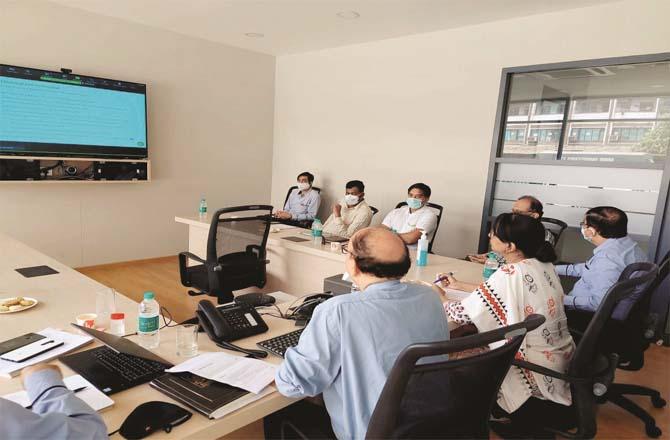 A scene from a meeting on hospital fires.Picture:Midday
