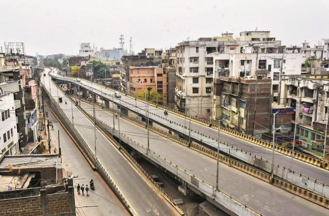  Effect of lockdown in Patna.Picture:PTI