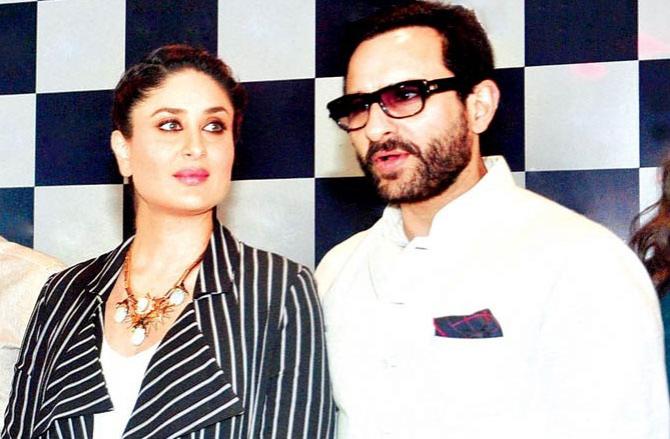  Saif Ali Khan and Kareena Kapoor. Picture:INN