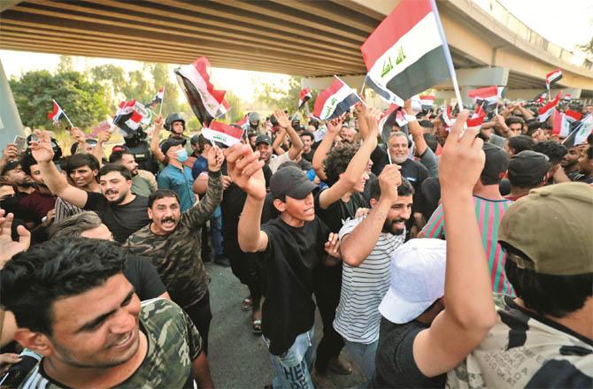 Protests have been going on in Iraq for two years now under one pretext or another   (Agency)