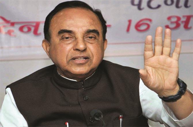 Senior BJP leader Subramanian Swamy.Picture:PTI