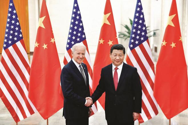 Joe Biden and Xi Jinping. Picture:INN