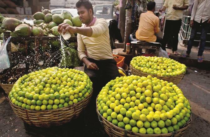 The reason for the increase in the prices of lemons is being attributed to the shortage in supply.Picture:INN
