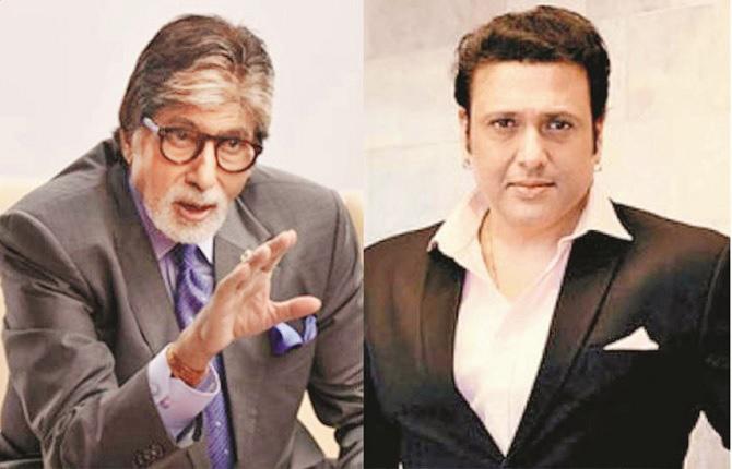 Amitabh Bachchan and Govinda۔Picture:INN