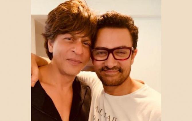 Aamir Khan and Shah Rukh Khan.Picture:INN