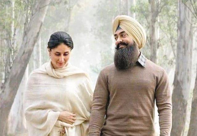 Aamir Khan and Kareena Kapoor in a scene from the film Lal Singh Chadha.Picture:INN