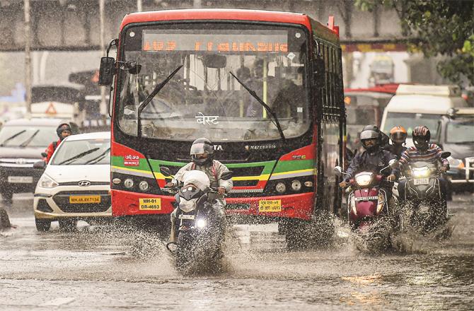 Many places were flooded due to heavy rain (PTI)