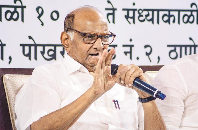 Addressing a press conference at Sharad Pawar police station, he slammed the Modi government. (Photo: PTI)