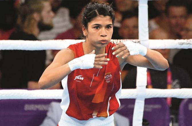 Nikhat Zarin is set to get a medal in boxing.Picture:INN