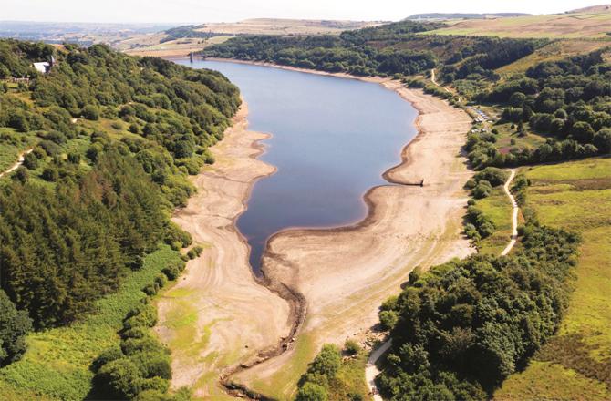 A view of a pond in West Yorkshire. (AP/PTI)