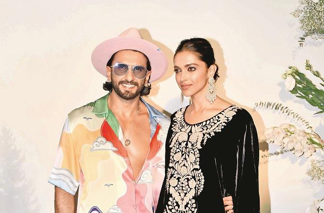 Deepika Padukone and Ranveer Singh.Picture:INN