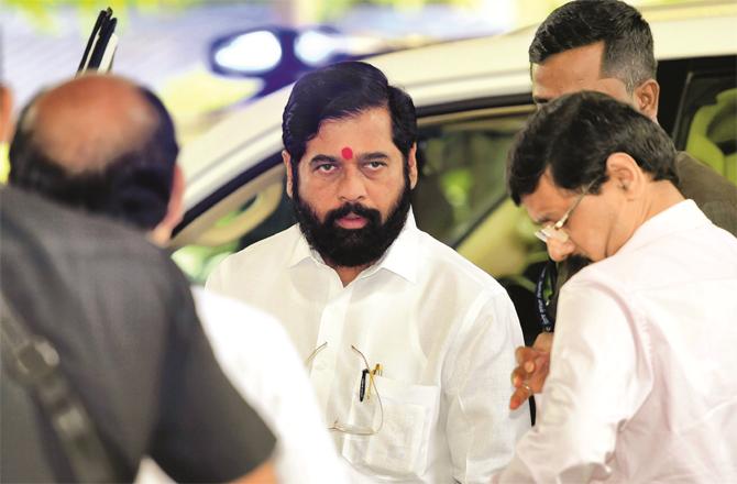 Chief Minister Eknath Shinde is accused of acting on BJP`s cues