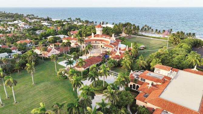 Mar-a-Lago Resort, Trump`s residence in Palm Beach..Picture:AP/PTI