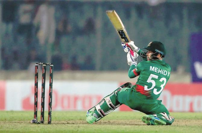 Bangladesh batsman Mehdi Hasan played an important role in the victory of the team