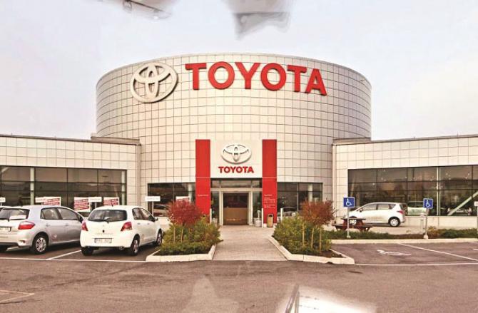 Toyota is forced to lower its production target..Picture:INN