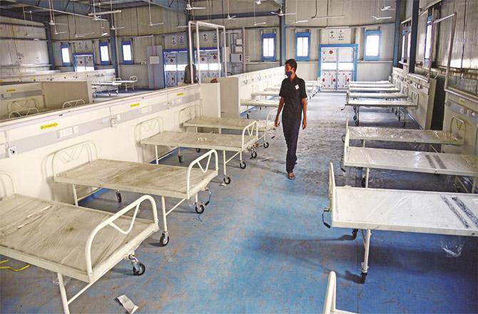 Some covid centers do not have a single patient. (File photo)
