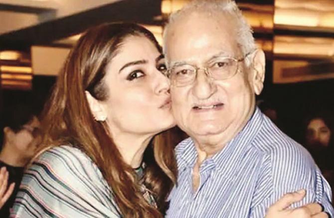 Ravi Tandon And Raveena Tandon.Picture:INN