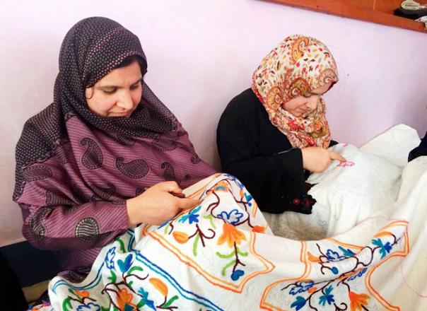 Stitching and embroidery is one of the best hobbies to reduce all kinds of stress on the brain during and after the crisis..Picture:INN