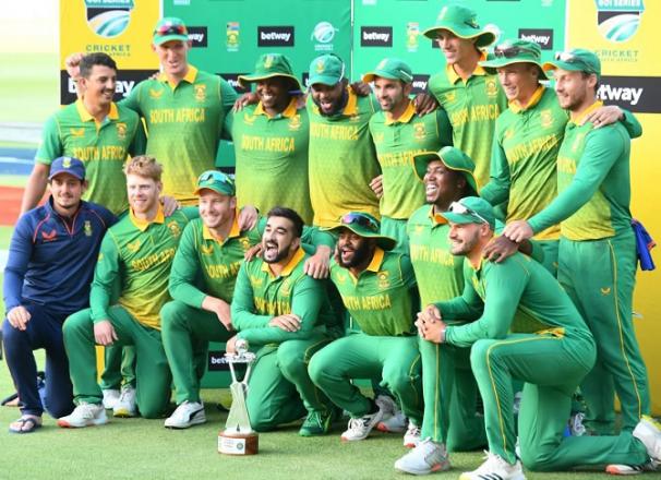 South Africa`s one-day series winning team.Picture:INN