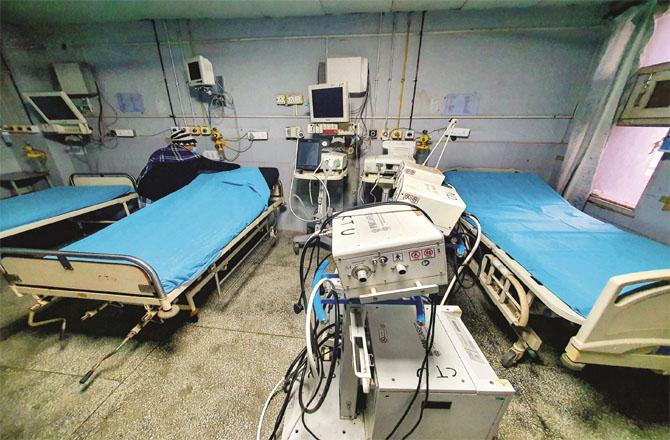 Necessary preparations were made at the hospital before bringing the passengers from the airport. (PTI)